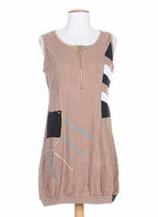 Robe courte marron ROSE BLEUE pour femme seconde vue