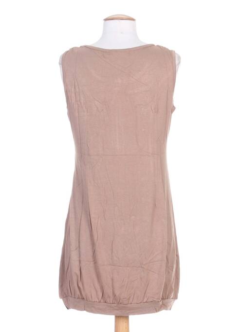 Robe courte marron ROSE BLEUE pour femme