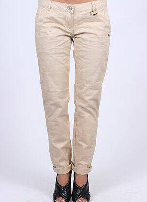 Pantalon poches taille basse beige MAISON SCOTCH femme