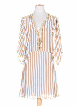 Tunique manches courtes marron ANNE TURTAUT femme