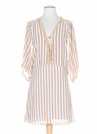 Tunique manches courtes marron ANNE TURTAUT femme