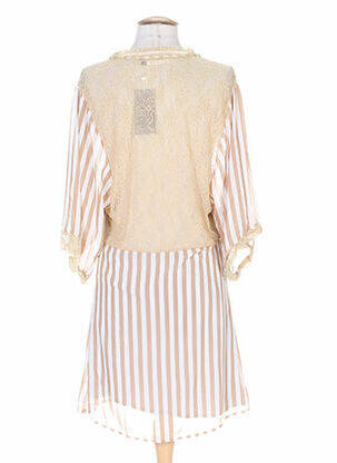 Tunique manches courtes marron ANNE TURTAUT femme