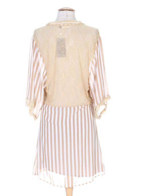 Tunique manches courtes marron ANNE TURTAUT pour femme