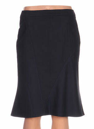 Jupe mi-longue coupe évasée bleu QUATTRO femme