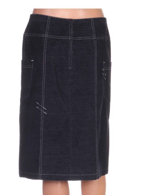 Jupe mi-longue bleu QUATTRO pour femme