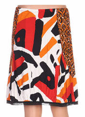 Jupe mi-longue orange QUATTRO pour femme seconde vue