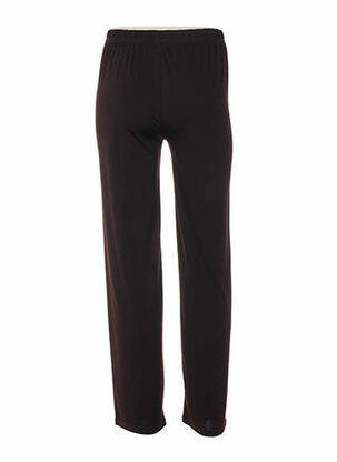 Pantalon coupe droite marron QUATTRO femme