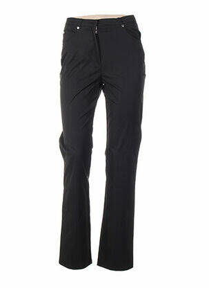Pantalon coupe droite taille basse noir QUATTRO femme