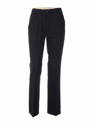 Pantalon coupe droite taille basse bleu QUATTRO femme