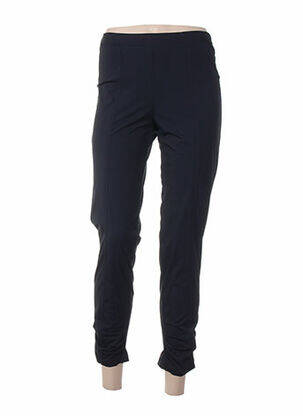 Pantalon 7/8 stretch bleu QUATTRO femme