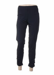 Pantalon 7/8 stretch bleu QUATTRO femme