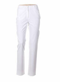 Pantalon coupe droite taille normale blanc QUATTRO femme