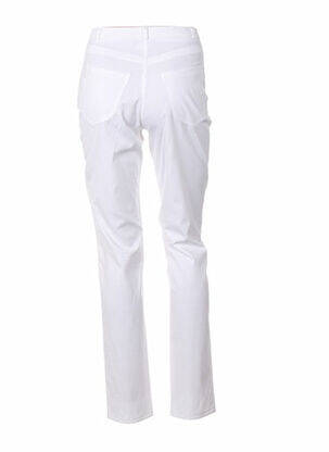 Pantalon coupe droite taille normale blanc QUATTRO femme