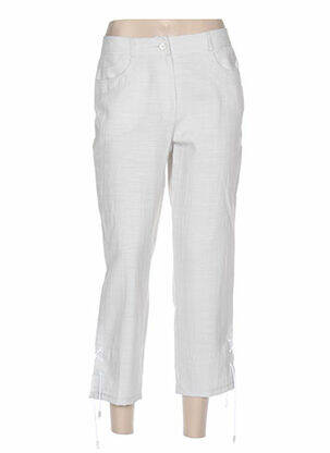 Pantacourt taille basse taille basse gris QUATTRO femme
