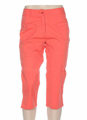 Pantacourt taille basse taille basse orange QUATTRO femme