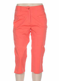 Pantacourt taille basse taille basse orange QUATTRO femme