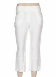 Pantacourt taille basse taille basse blanc QUATTRO femme
