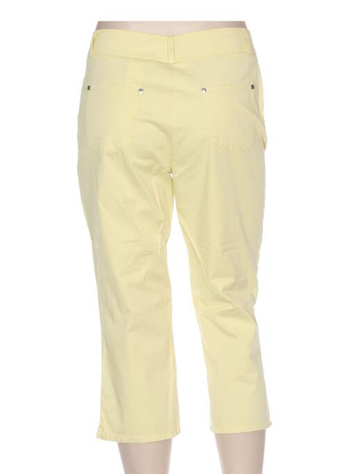 Pantacourt jaune QUATTRO pour femme