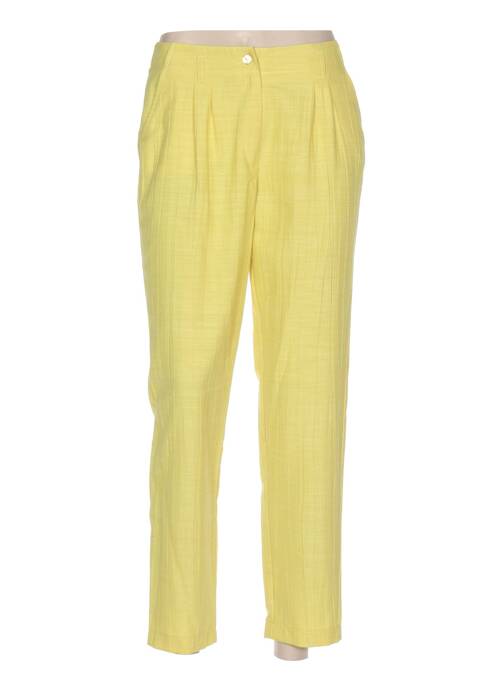 Pantalon 7/8 jaune QUATTRO pour femme
