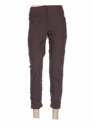 Pantacourt taille normale taille normale marron QUATTRO femme