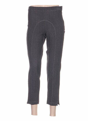Pantacourt taille haute taille haute gris QUATTRO femme