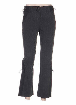 Pantacourt coupe droite taille normale gris QUATTRO femme