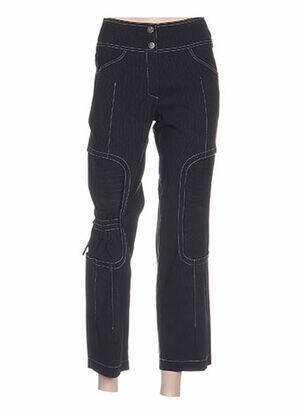 Pantacourt coupe droite taille normale noir QUATTRO femme