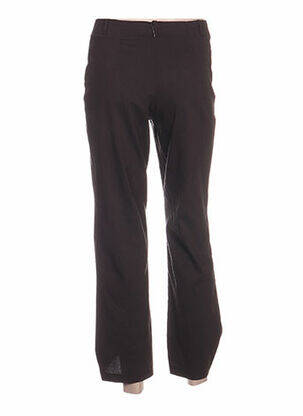 Pantacourt taille haute taille haute marron QUATTRO femme