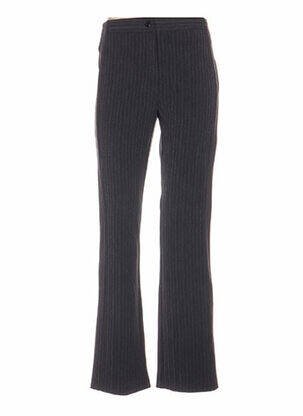 Pantalon coupe droite taille basse gris QUATTRO femme