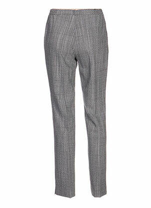 Pantalon coupe droite taille basse gris QUATTRO femme