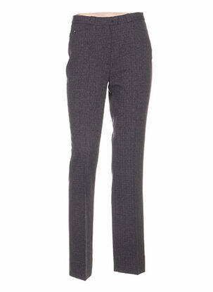 Pantalon coupe droite taille basse gris QUATTRO femme