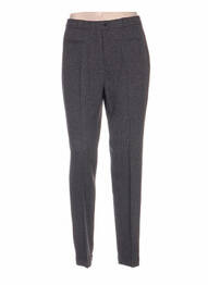 Pantalon coupe droite taille basse gris QUATTRO femme