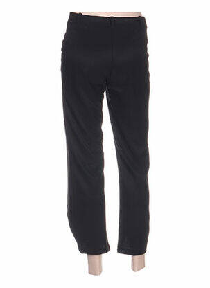 Pantalon 7/8 fermeture zippée sous rabat boutonné taille basse noir QUATTRO femme