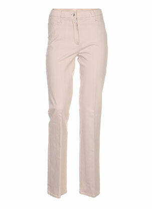 Pantalon poches taille basse beige QUATTRO femme