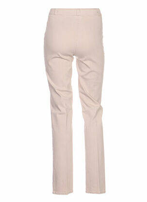 Pantalon coupe droite taille basse beige QUATTRO femme