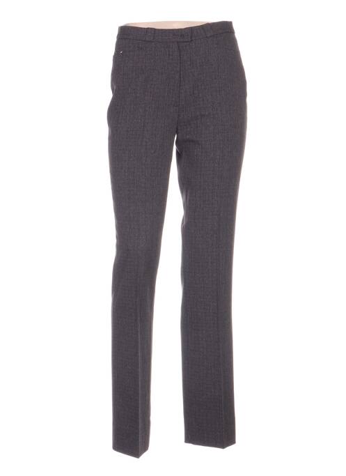 Pantalon coupe droite taille basse gris QUATTRO femme