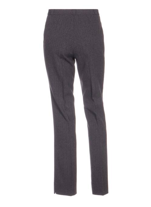 Pantalon coupe droite taille basse gris QUATTRO femme