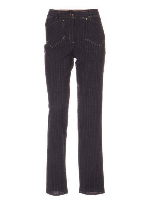 Pantalon coupe droite taille basse marron QUATTRO femme