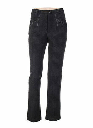 Pantalon poches taille haute gris QUATTRO femme