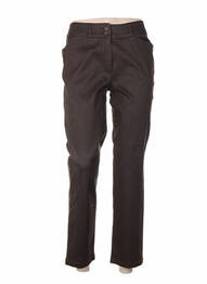 Pantalon poches taille haute marron QUATTRO femme