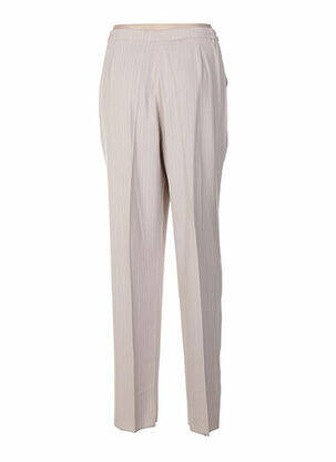 Pantalon poches taille haute beige KARTING femme