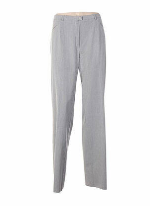 Pantalon coupe droite taille haute gris CHRISTIAN MARRY femme