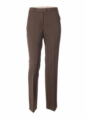 Pantalon marron QUATTRO pour femme