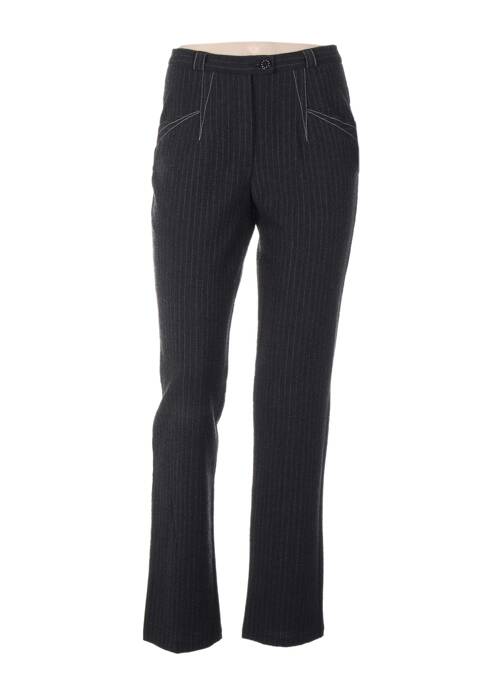 Pantalon poches taille haute gris QUATTRO femme