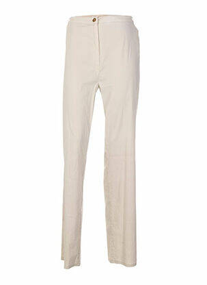 Pantalon coupe droite taille normale gris QUATTRO femme