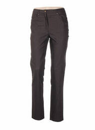 Pantalon poches taille haute marron QUATTRO femme