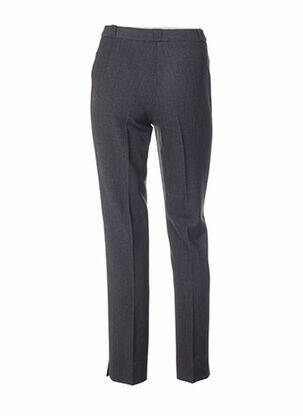 Pantalon coupe droite taille haute gris QUATTRO femme