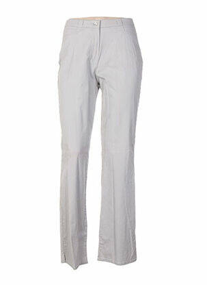 Pantalon coupe droite gris QUATTRO femme