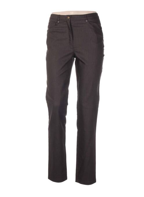Pantalon poches taille haute marron QUATTRO femme