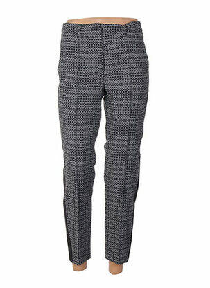 Pantacourt taille haute taille haute gris QUATTRO femme